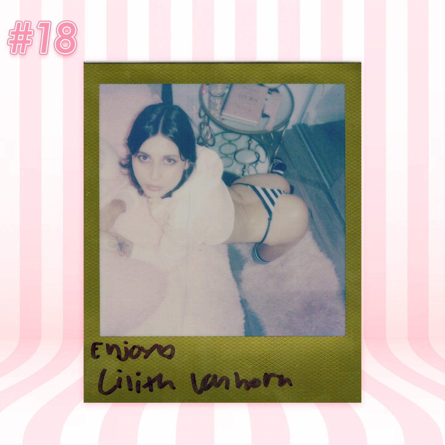 Lilith Vanhorn: Gothic Debut in Makima Shimapan – Limited Polaroid Set (19 Exposures)