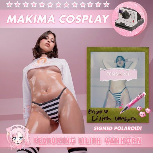 Lilith Vanhorn: Gothic Debut in Makima Shimapan – Limited Polaroid Set (19 Exposures)