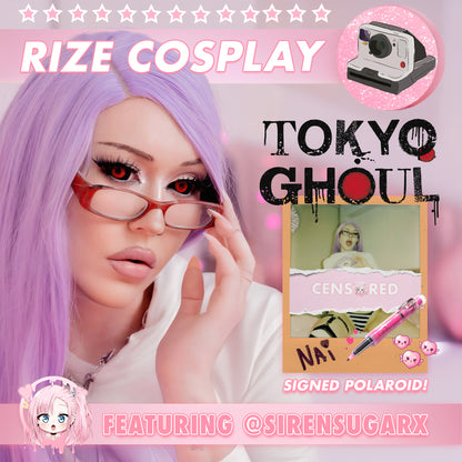 SirenSugarX: Tokyo Ghoul’s Rize in Raw Polaroid Nudes – Rare Debut Set (12 Exposures)