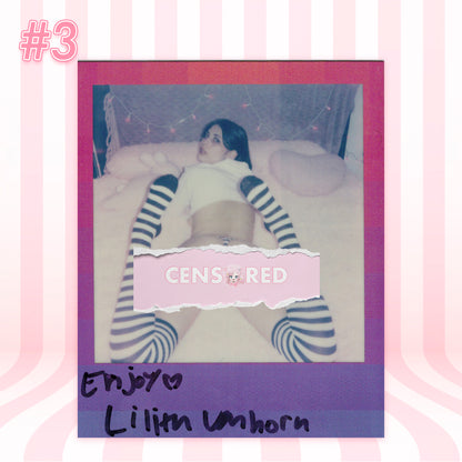 Lilith Vanhorn: Gothic Debut in Makima Shimapan – Limited Polaroid Set (19 Exposures)