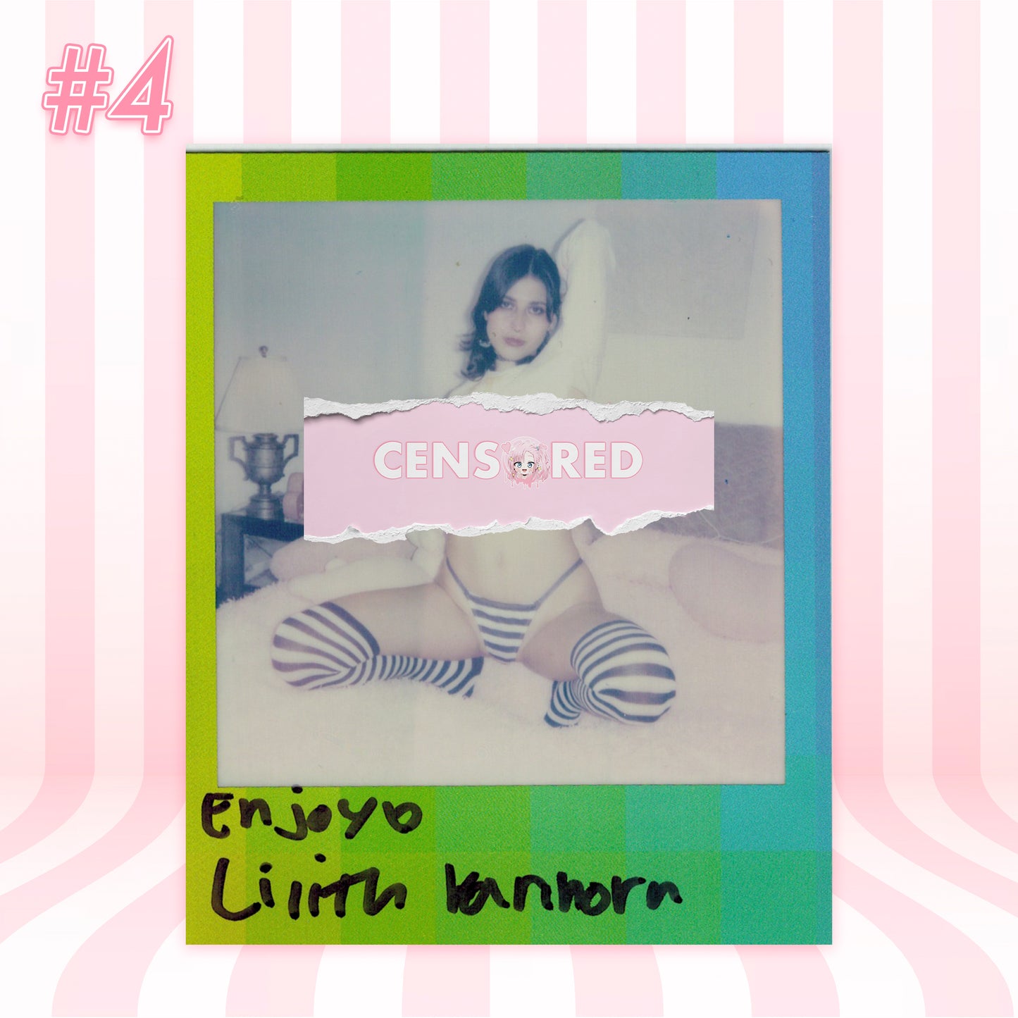 Lilith Vanhorn: Gothic Debut in Makima Shimapan – Limited Polaroid Set (19 Exposures)