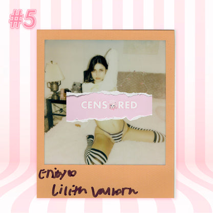 Lilith Vanhorn: Gothic Debut in Makima Shimapan – Limited Polaroid Set (19 Exposures)