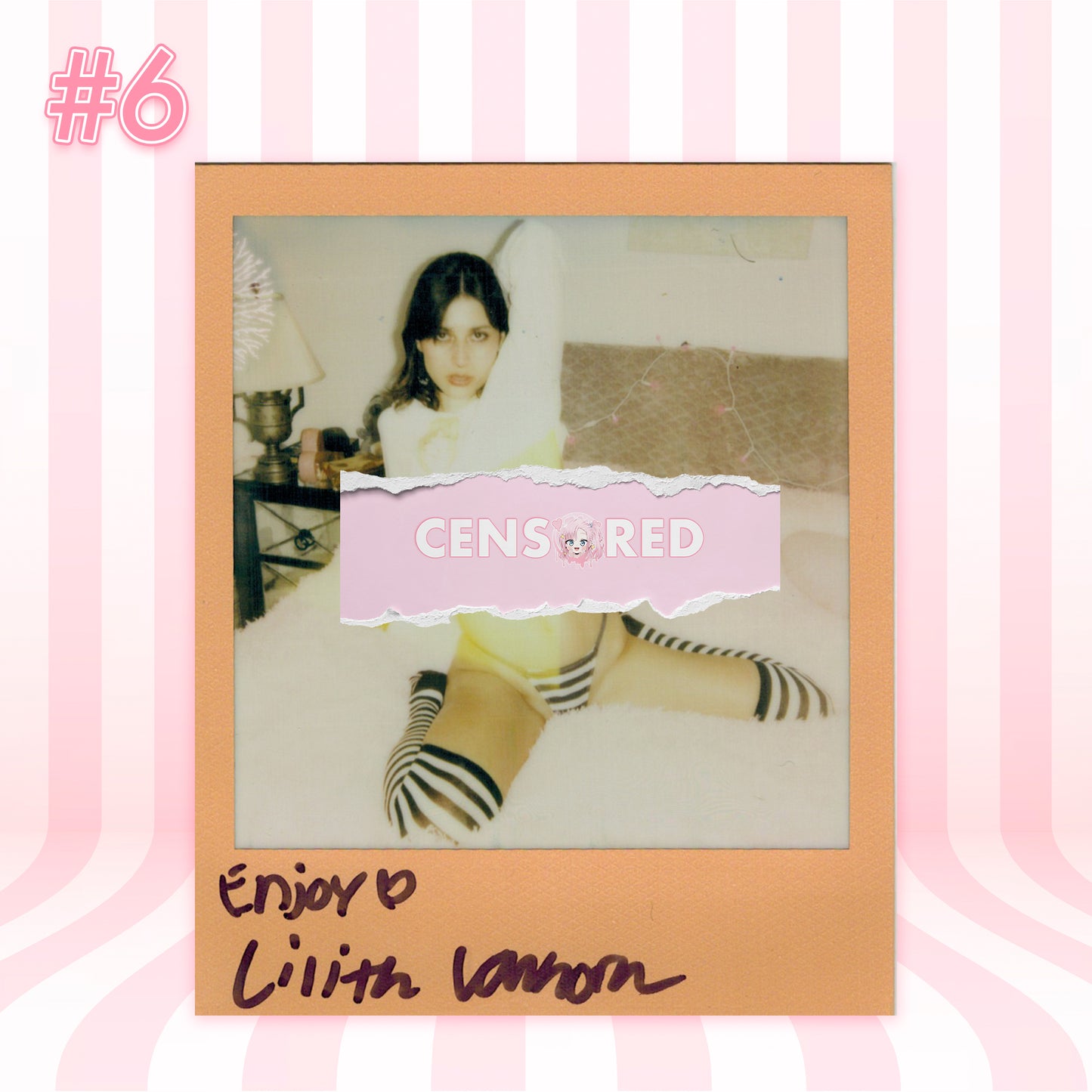 Lilith Vanhorn: Gothic Debut in Makima Shimapan – Limited Polaroid Set (19 Exposures)