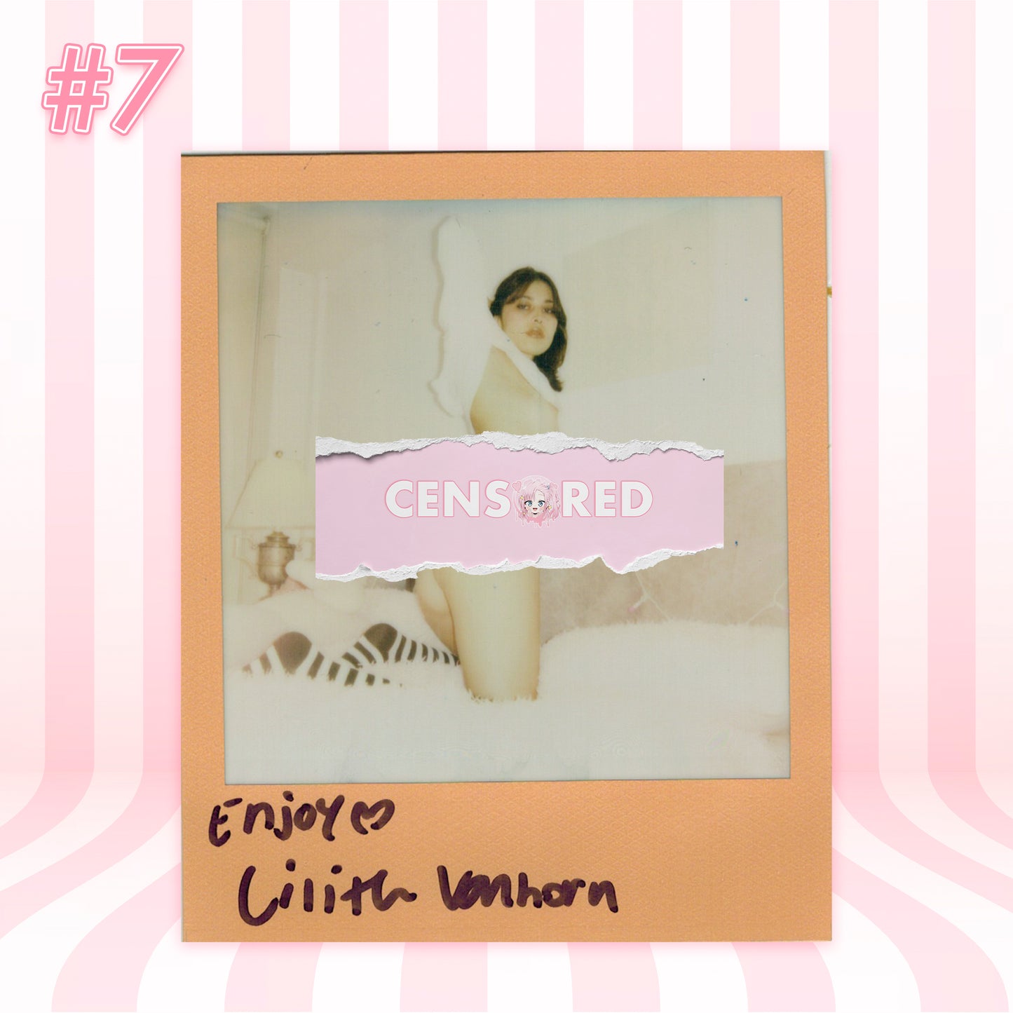 Lilith Vanhorn: Gothic Debut in Makima Shimapan – Limited Polaroid Set (19 Exposures)