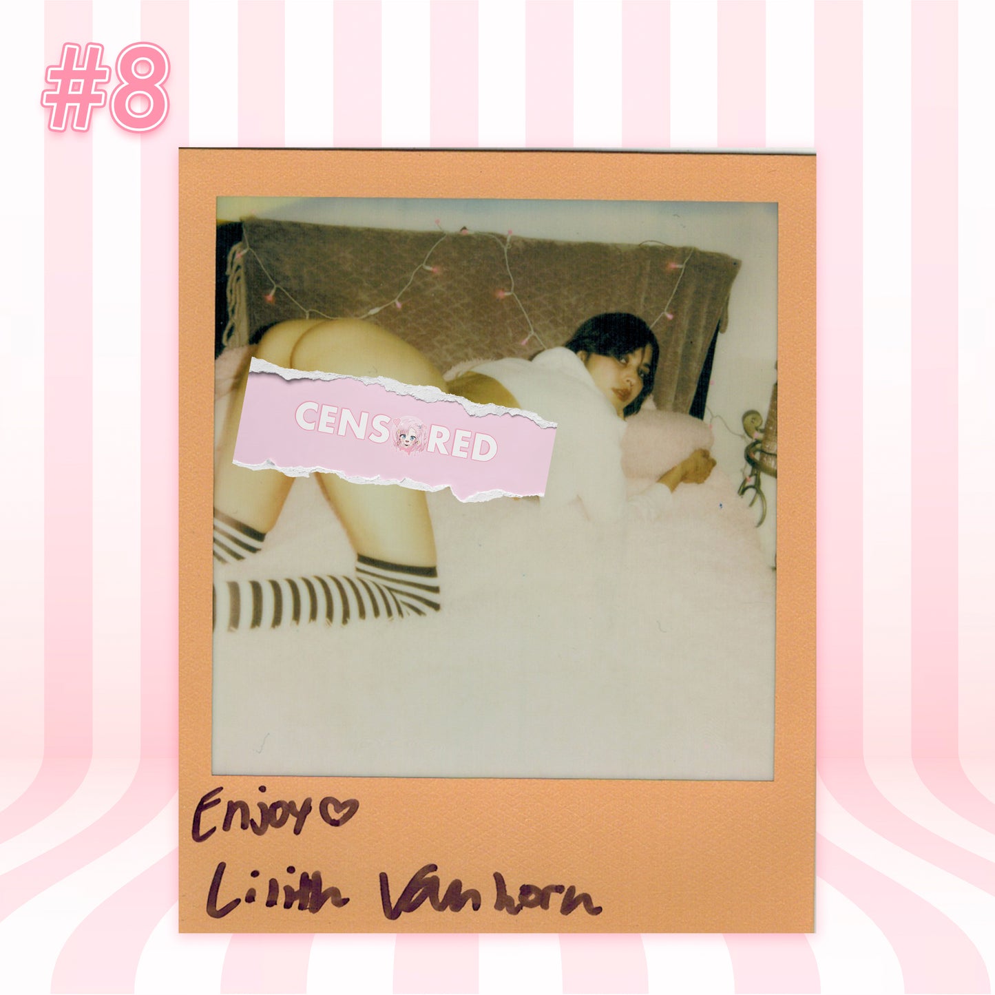 Lilith Vanhorn: Gothic Debut in Makima Shimapan – Limited Polaroid Set (19 Exposures)