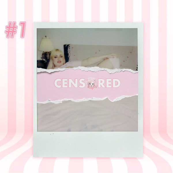 Princess Mia — Yuri Pink Crop Top + Pink Shimapan Panties Polaroid #01