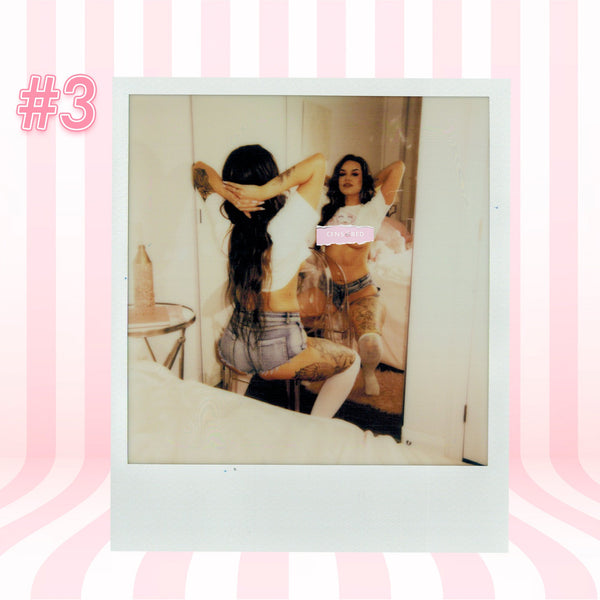 SunstoneDX — Ahegao Crop Top + Denim Booty Shorts Polaroid #02