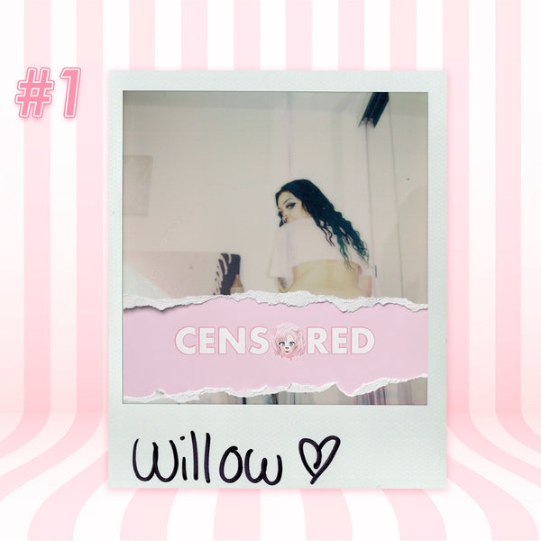 Willow Rae — Anime Girl Pink Crop Top Polaroid #01