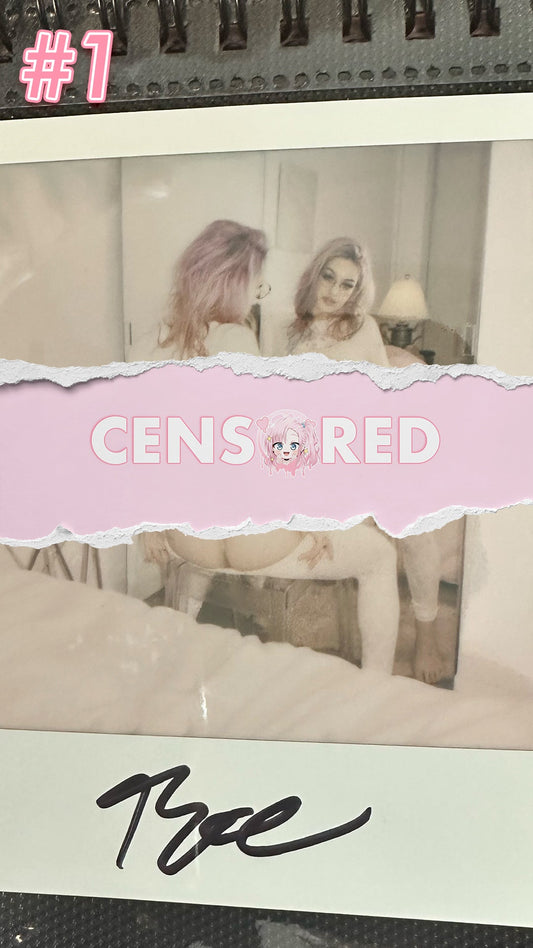 Bre Kitsune — White Kawaii Leggings + Yuri Crop Top Polaroid #01