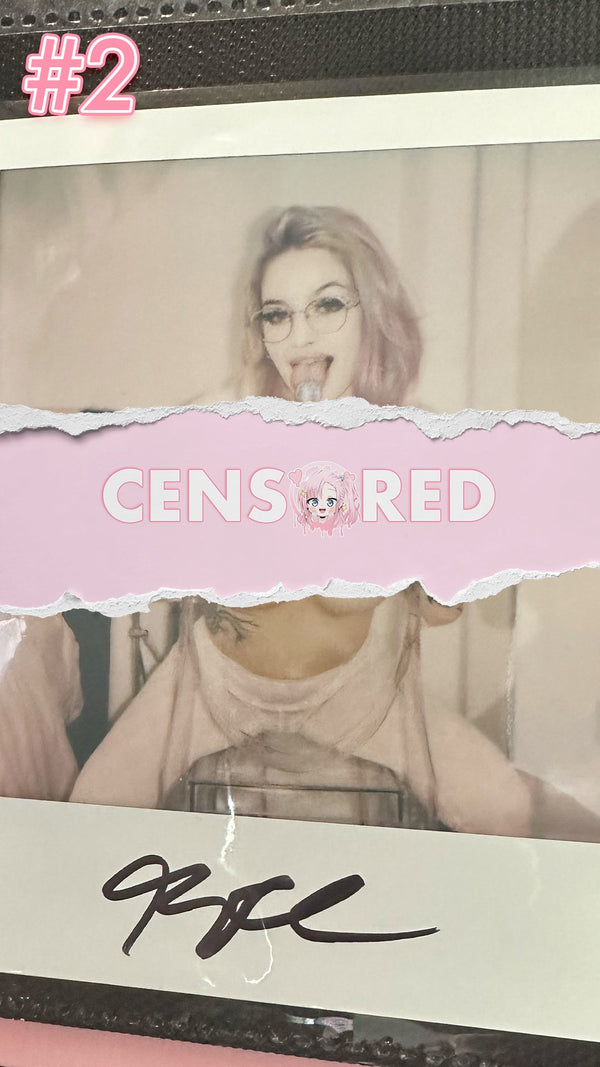 Bre Kitsune — White Kawaii Leggings + Yuri Crop Top Polaroid #02