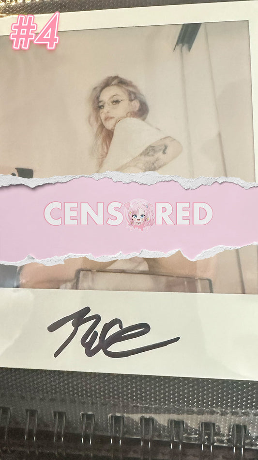 Bre Kitsune — White Kawaii Leggings + Yuri Crop Top Polaroid #04