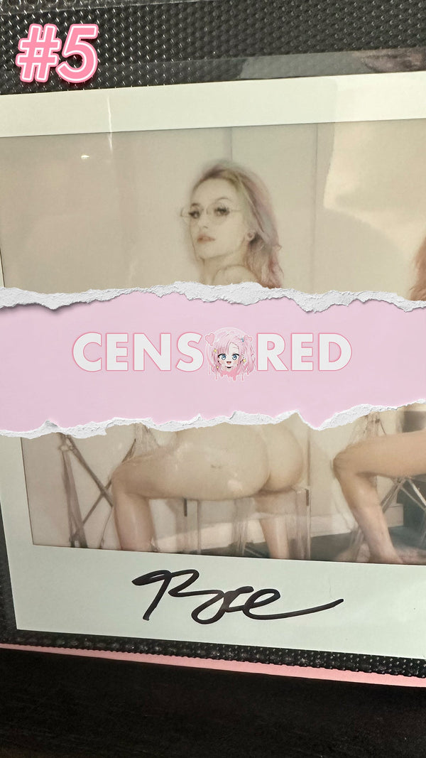 Bre Kitsune — White Kawaii Leggings + Yuri Crop Top Polaroid #05