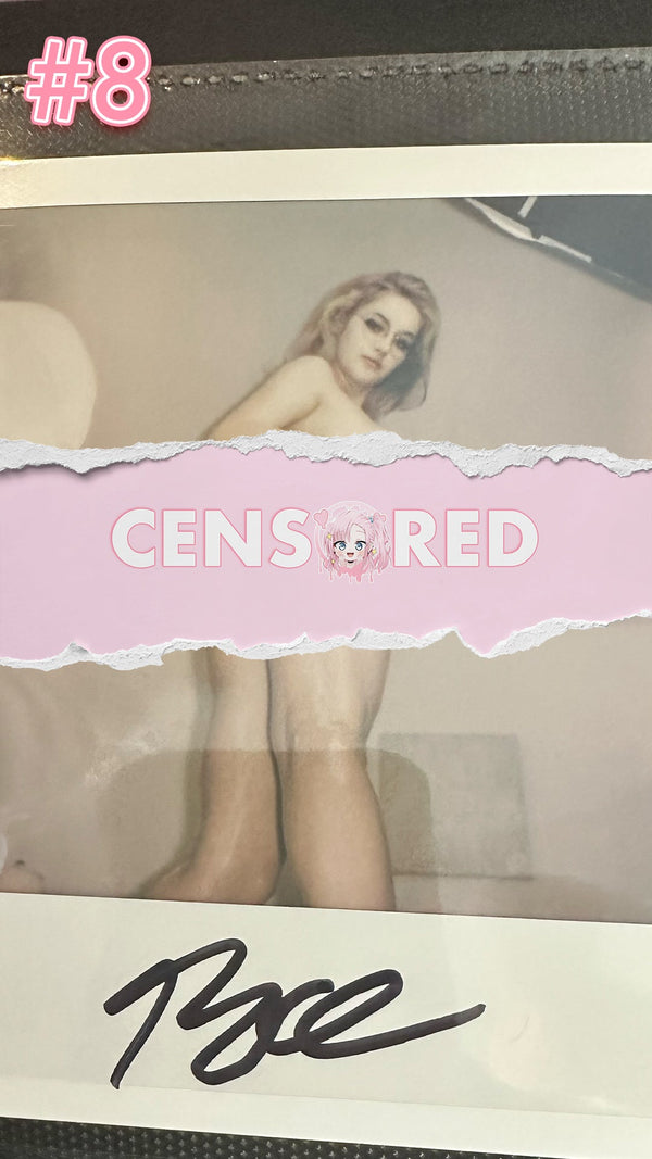 Bre Kitsune — White Kawaii Leggings + Yuri Crop Top Polaroid #08